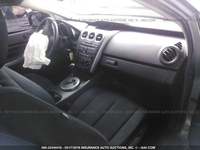 JM3ER2W53A0325566 - 2010 MAZDA CX-7 GRAY photo 5