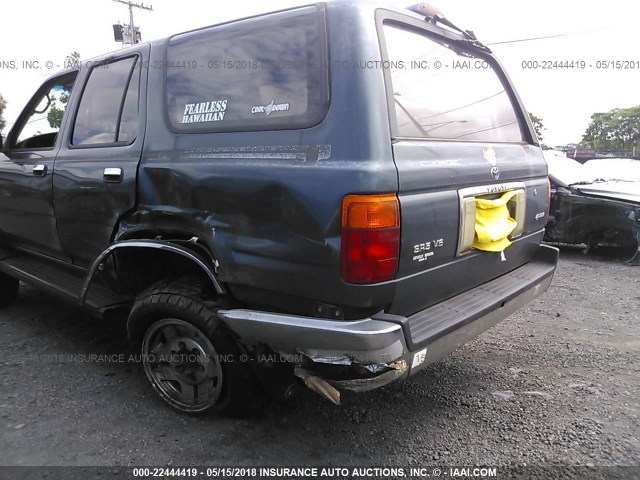 JT3VN39W9S0218591 - 1995 TOYOTA 4RUNNER VN39 SR5 GREEN photo 6