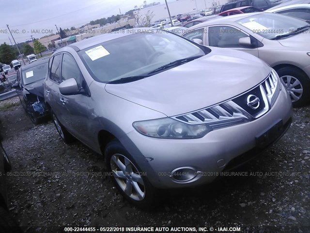 JN8AZ1MW2AW126586 - 2010 NISSAN MURANO S/SL/LE GOLD photo 1