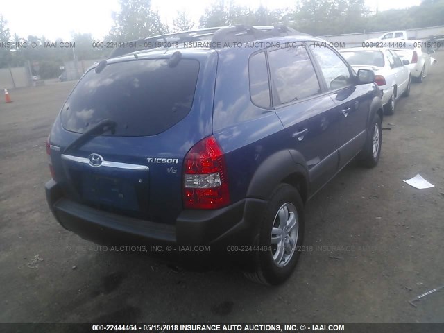 KM8JN12D66U319704 - 2006 HYUNDAI TUCSON GLS/LIMITED 蓝色 照片 4