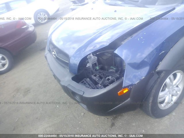 KM8JN12D66U319704 - 2006 HYUNDAI TUCSON GLS/LIMITED 蓝色 照片 6