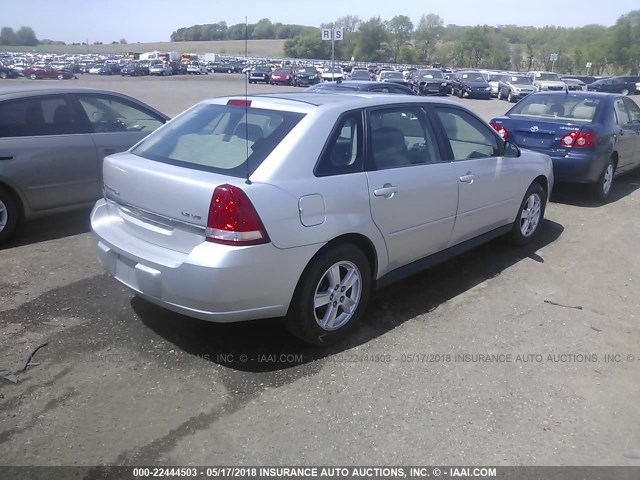 1G1ZT62845F255591 - 2005 CHEVROLET MALIBU MAXX LS SILVER photo 4