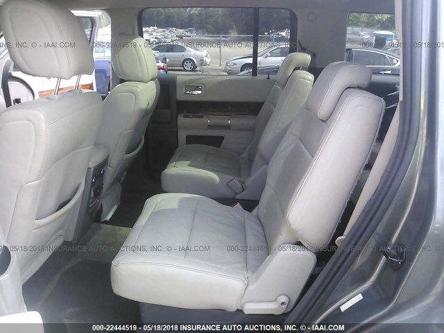 2FMHK6DT1ABD00548 - 2010 FORD FLEX LIMITED GRAY photo 8