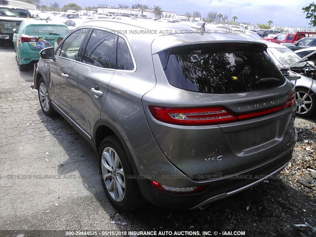 5LMCJ2C91GUJ08297 - 2016 LINCOLN MKC SELECT Champagne photo 3