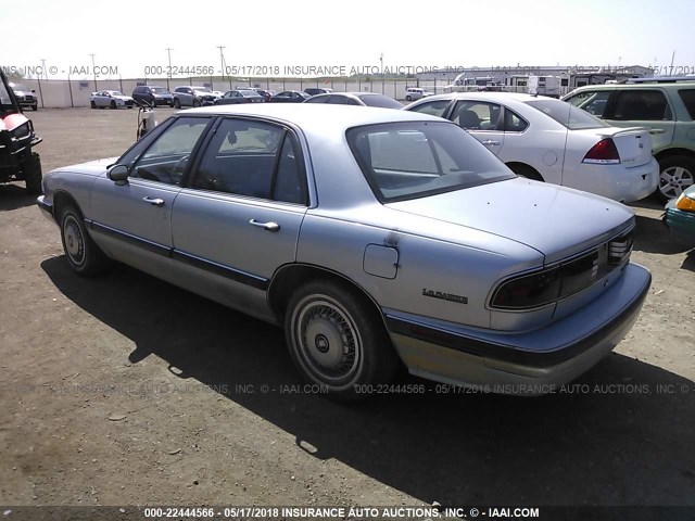 1G4HP52L4SH522410 - 1995 BUICK LESABRE CUSTOM BLUE photo 3