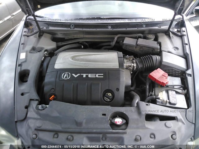 JH4KB16576C004810 - 2006 ACURA RL შავი ფოტო 10