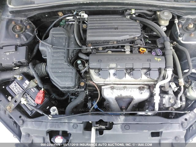 1HGES16305L022806 - 2005 HONDA CIVIC DX VP 黑色 照片 10