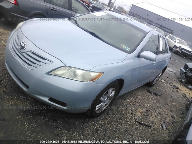 4T1BE46K19U820776 - 2009 TOYOTA CAMRY SE/LE/XLE Light Blue photo 2