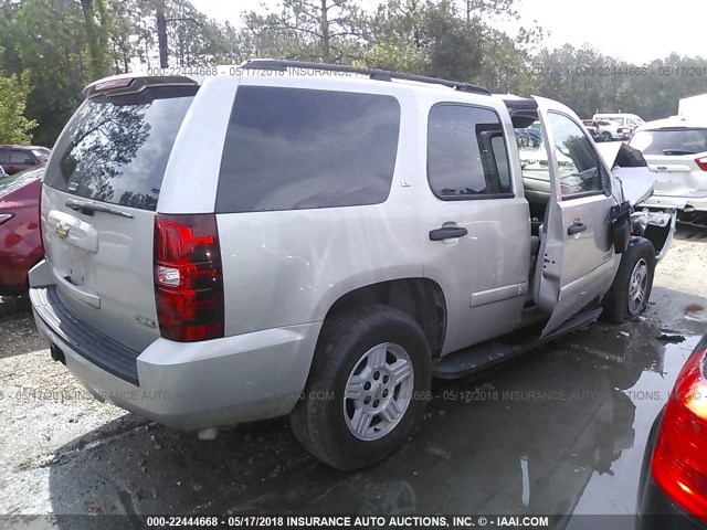 1GNFC13087R316696 - 2007 CHEVROLET TAHOE C1500 TAN photo 4