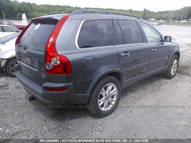 YV1CM911251163709 - 2005 VOLVO XC90 T6 GRAY photo 4