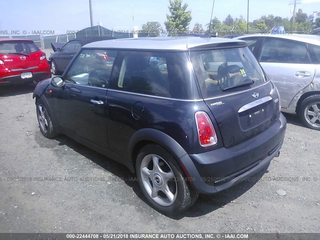 WMWRC33586TK70301 - 2006 MINI COOPER 黑色 照片 3