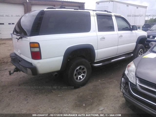 3GKFK16Z84G298383 - 2004 GMC YUKON XL K1500 WHITE photo 4