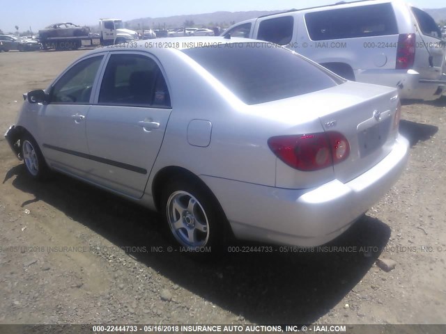 JTDBR32EX52057441 - 2005 TOYOTA COROLLA CE/LE SILVER photo 3