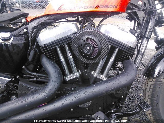 1HD1LC326AC433766 - 2010 HARLEY-DAVIDSON XL1200 X ORANGE photo 8