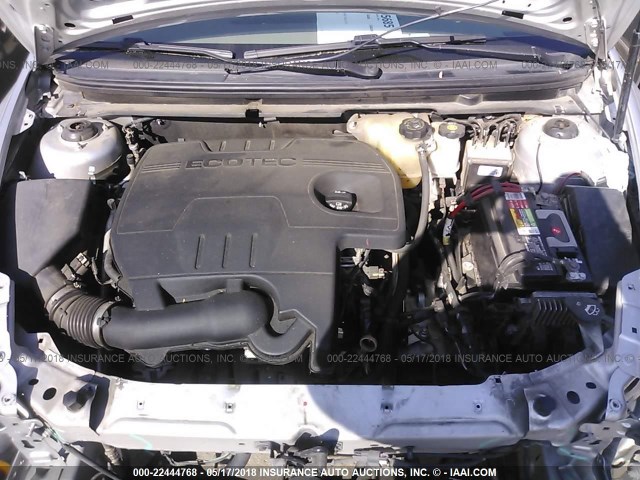 1G1ZA5EU6BF228199 - 2011 CHEVROLET MALIBU LS SILVER photo 10