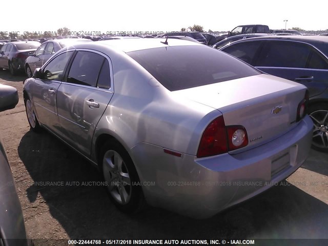 1G1ZA5EU6BF228199 - 2011 CHEVROLET MALIBU LS SILVER photo 3