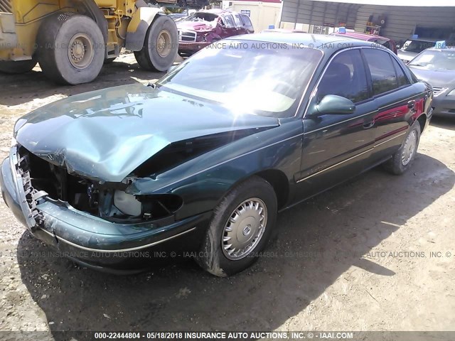 2G4WY52M4V1446921 - 1997 BUICK CENTURY LIMITED GREEN photo 2