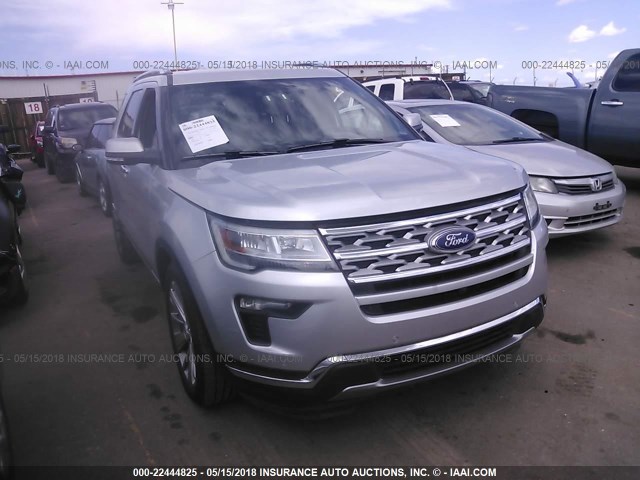 1FM5K7F88JGA37940 - 2018 FORD EXPLORER LIMITED 银色 照片 1
