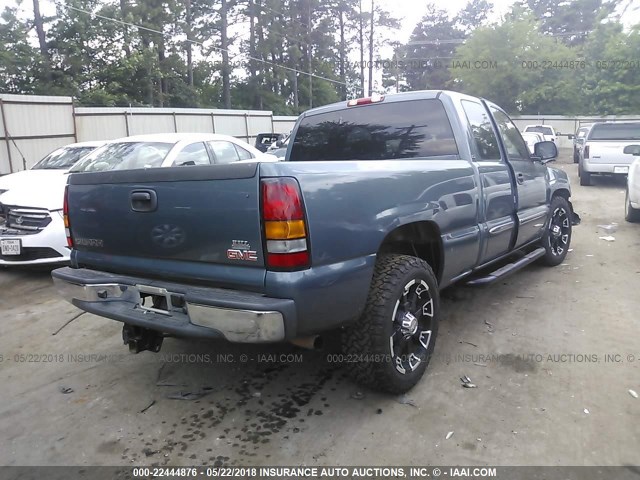 1GTEC19V27Z111978 - 2007 GMC NEW SIERRA C1500 BLUE photo 4