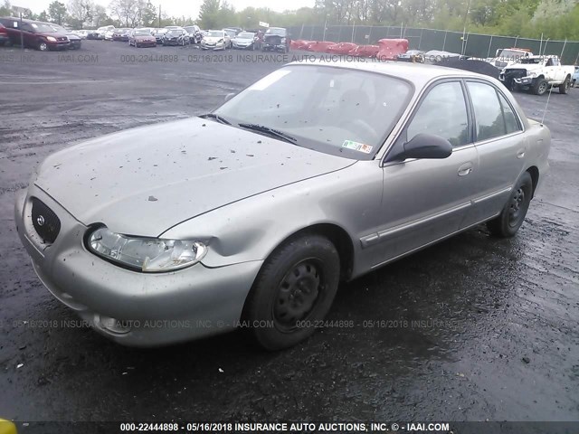 KMHCF24T9VU845629 - 1997 HYUNDAI SONATA GL TAN photo 2