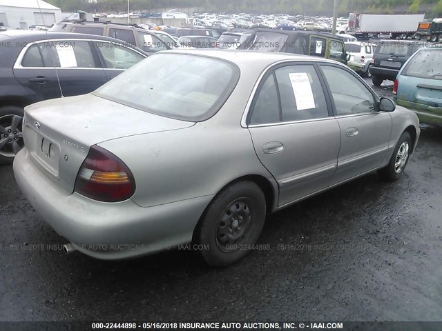 KMHCF24T9VU845629 - 1997 HYUNDAI SONATA GL TAN photo 4