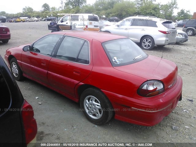 1G2NE52T2VC843770 - 1997 PONTIAC GRAND AM SE RED photo 3