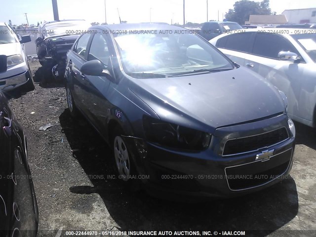 1G1JA5SH1D4131494 - 2013 CHEVROLET SONIC LS 灰色 照片 1