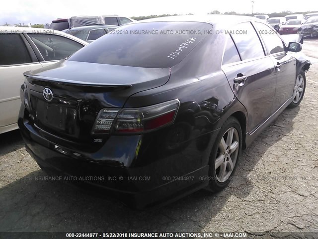 4T1BK46K69U595263 - 2009 TOYOTA CAMRY SE/LE/XLE 黑色 照片 4