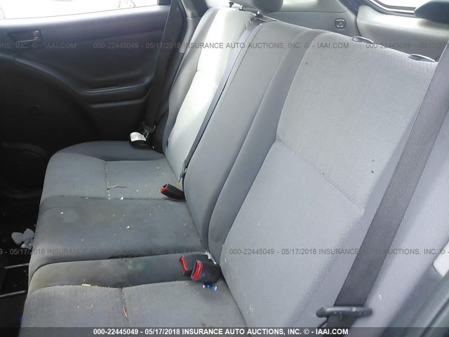 2T1KR32E24C214315 - 2004 TOYOTA COROLLA MATRIX XR BLUE photo 8