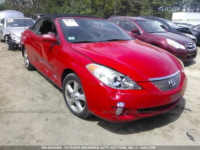 4T1FA38PX4U027484 - 2004 TOYOTA CAMRY SOLARA SE/SLE წითელი ფოტო 1