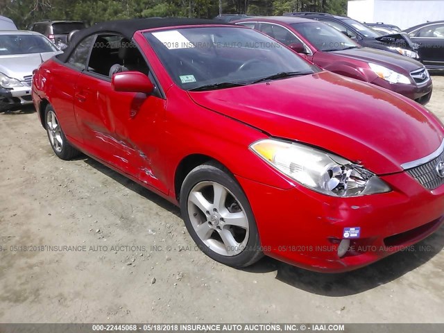 4T1FA38PX4U027484 - 2004 TOYOTA CAMRY SOLARA SE/SLE წითელი ფოტო 6