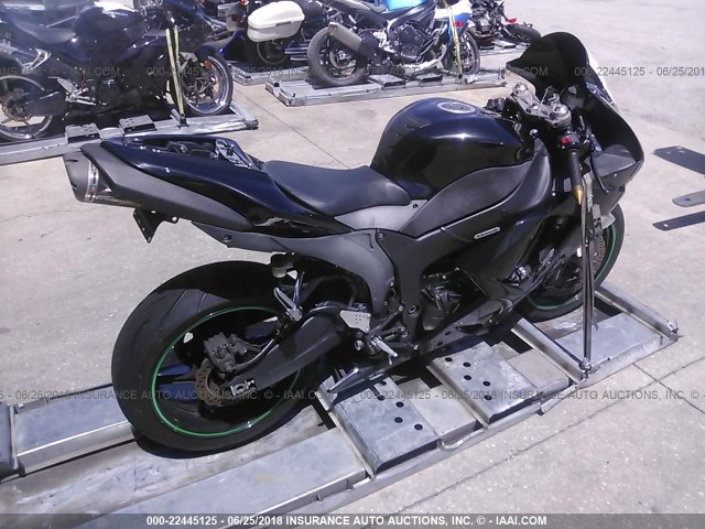 JKAZX4P157A010630 - 2007 KAWASAKI ZX600 P BLACK photo 4