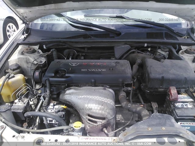 JTDBE32K740278992 - 2004 TOYOTA CAMRY LE/XLE WHITE photo 10