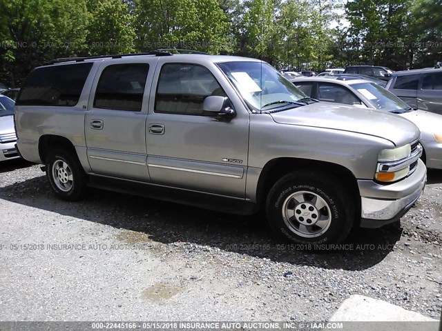 1GNFK16T3YJ110677 - 2000 CHEVROLET SUBURBAN K1500 GRAY photo 1