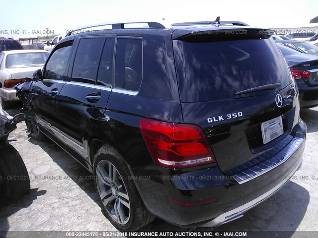 WDCGG5HB2DF985735 - 2013 MERCEDES-BENZ GLK 350 BLACK photo 3