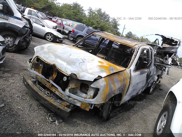 5TBBT44173S372939 - 2003 TOYOTA TUNDRA ACCESS CAB SR5 BLACK photo 2