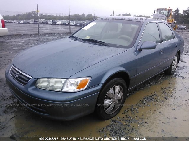 4T1BG22KX1U814175 - 2001 TOYOTA CAMRY CE/LE/XLE 蓝色 照片 2
