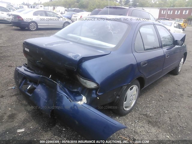 1Y1SK526XVZ435334 - 1997 GEO PRIZM LSI BLUE photo 4