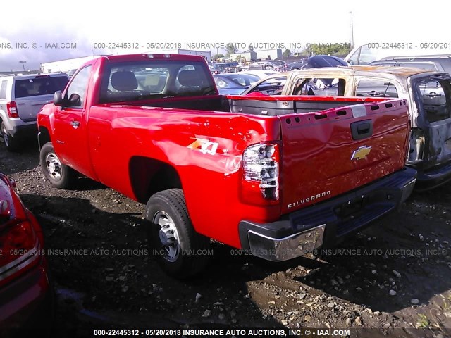 1GCHC24K88E134707 - 2008 CHEVROLET SILVERADO C2500 HEAVY DUTY RED photo 3