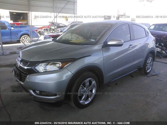 3CZRU5H57HG702231 - 2017 HONDA HR-V EX SILVER photo 2