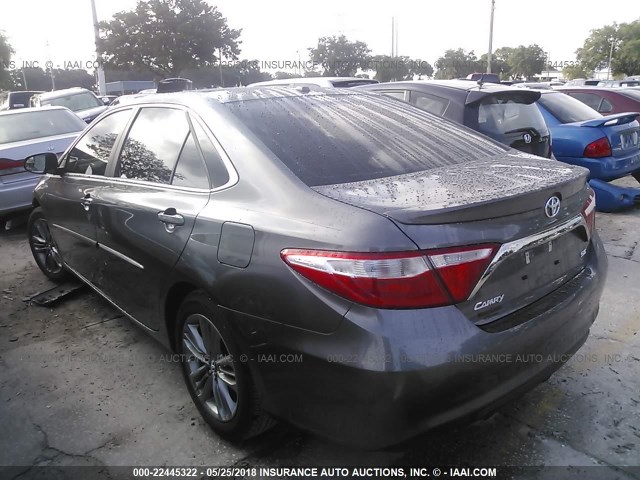 4T1BF1FK9HU777279 - 2017 TOYOTA CAMRY LE/XLE/SE/XSE GRAY photo 3