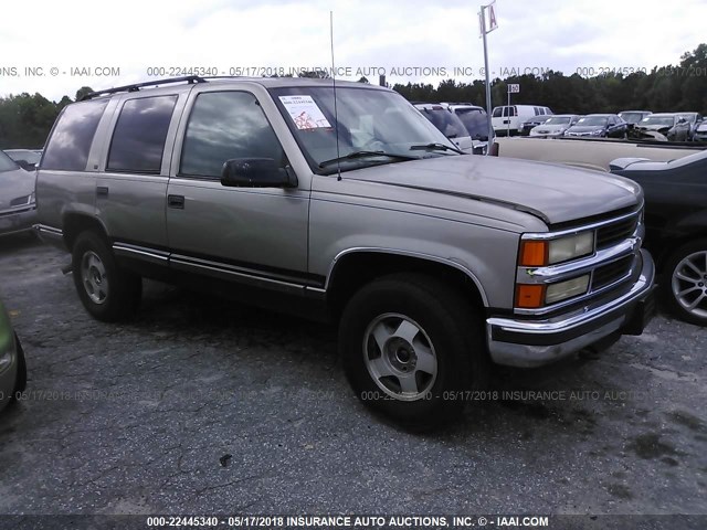 1GNEK13R8XJ488741 - 1999 CHEVROLET TAHOE K1500 BEIGE photo 1