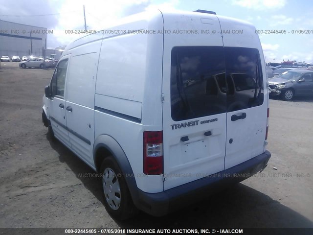 NM0LS7CN8DT161057 - 2013 FORD TRANSIT CONNECT XL WHITE photo 3