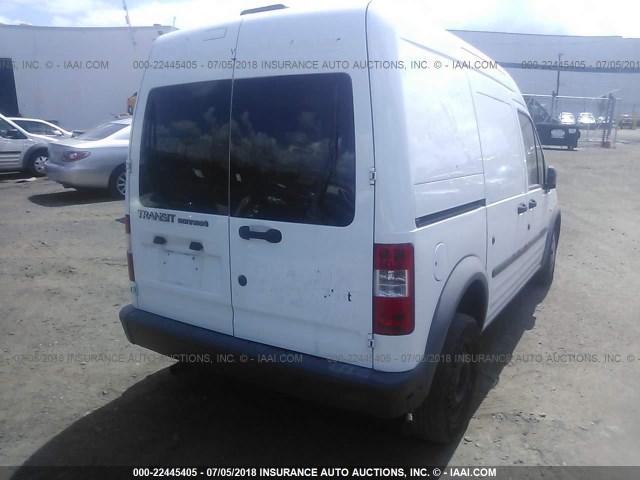 NM0LS7CN8DT161057 - 2013 FORD TRANSIT CONNECT XL WHITE photo 4