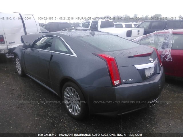 1G6DL1E37C0155640 - 2012 CADILLAC CTS PERFORMANCE COLLECTION GRAY photo 3