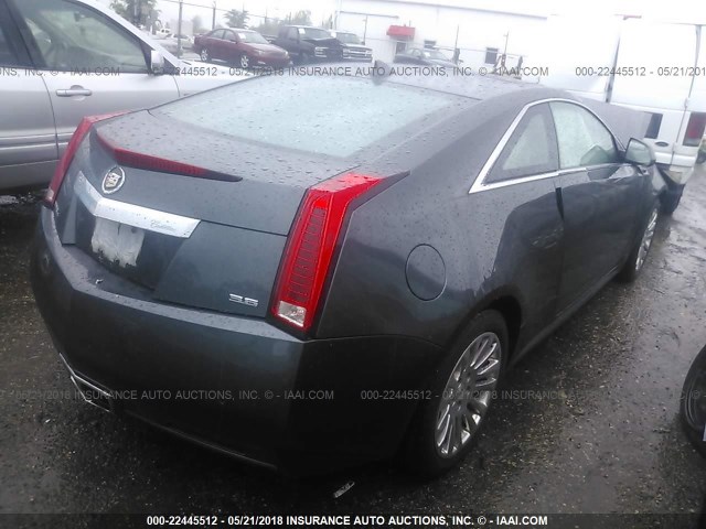 1G6DL1E37C0155640 - 2012 CADILLAC CTS PERFORMANCE COLLECTION GRAY photo 4