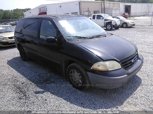 2FMZA50U0YBA94438 - 2000 FORD WINDSTAR WAGON BLACK photo 1