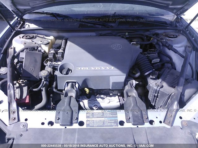 2G4WE537451223263 - 2005 BUICK LACROSSE CXS GRAY photo 10