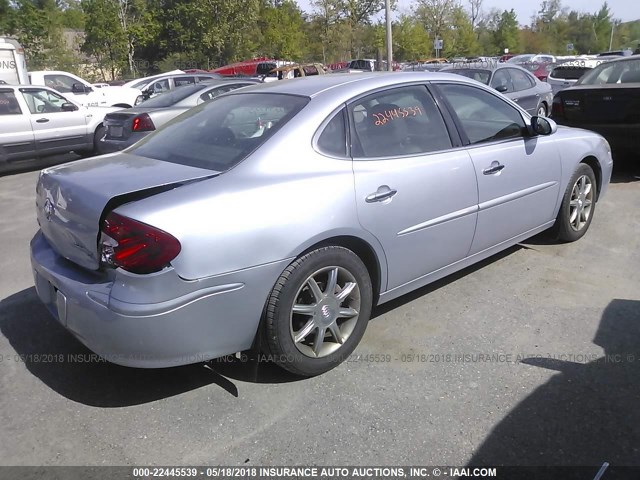 2G4WE537451223263 - 2005 BUICK LACROSSE CXS GRAY photo 4