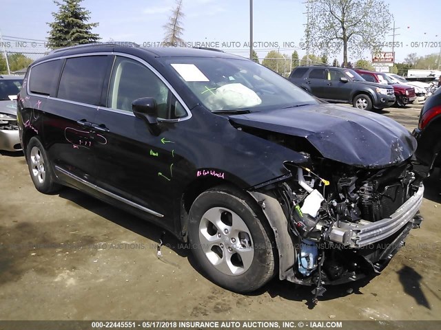 2C4RC1EG6HR777844 - 2017 CHRYSLER PACIFICA TOURING L PLUS BLACK photo 1